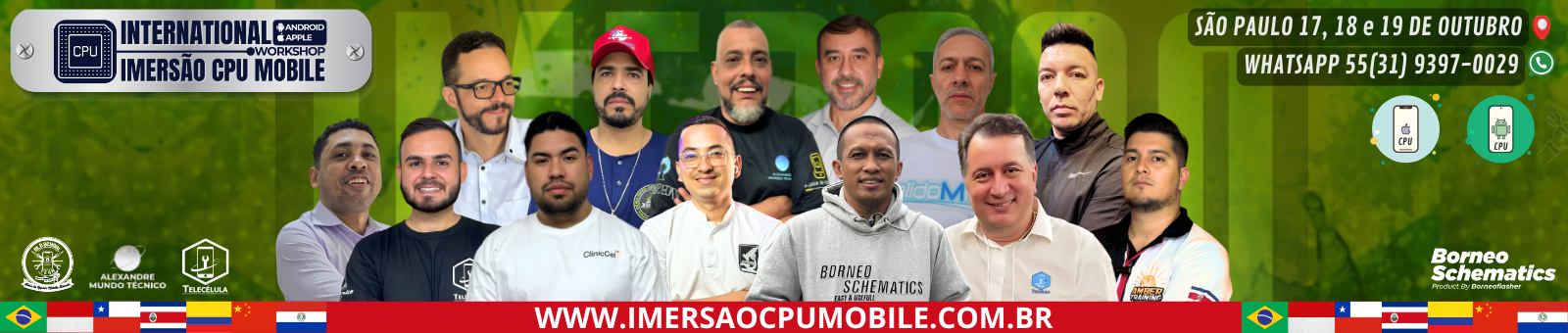 WORKSHOP INTERNATIONAL IMERSO CPU MOBILE ANDROID E APPLE 2025 - DIAS 17, 18 E 19/10 EM SO PAULO